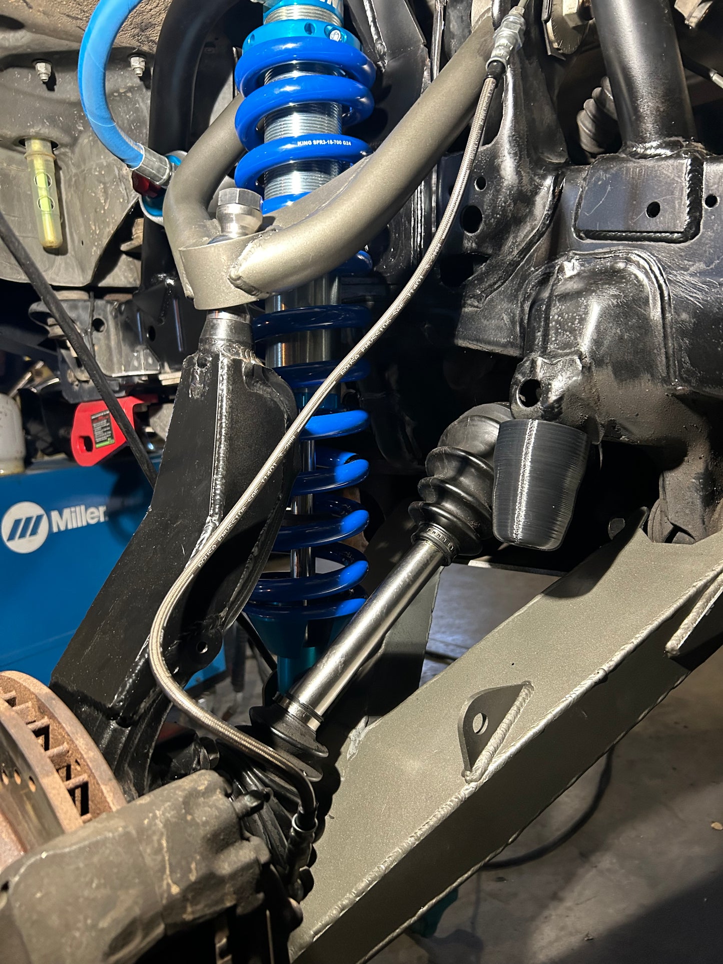 Extended brake lines